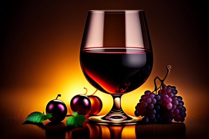 glass-red-wine-with-grapes-table_1340-22942