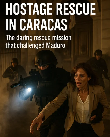 Caracas Operation. Imagem produzida pelo Autor com ferramentas de AI